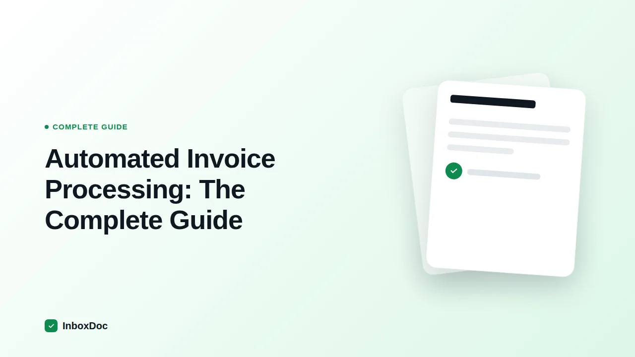 Automated Invoice Processing: The Complete Guide (2026)