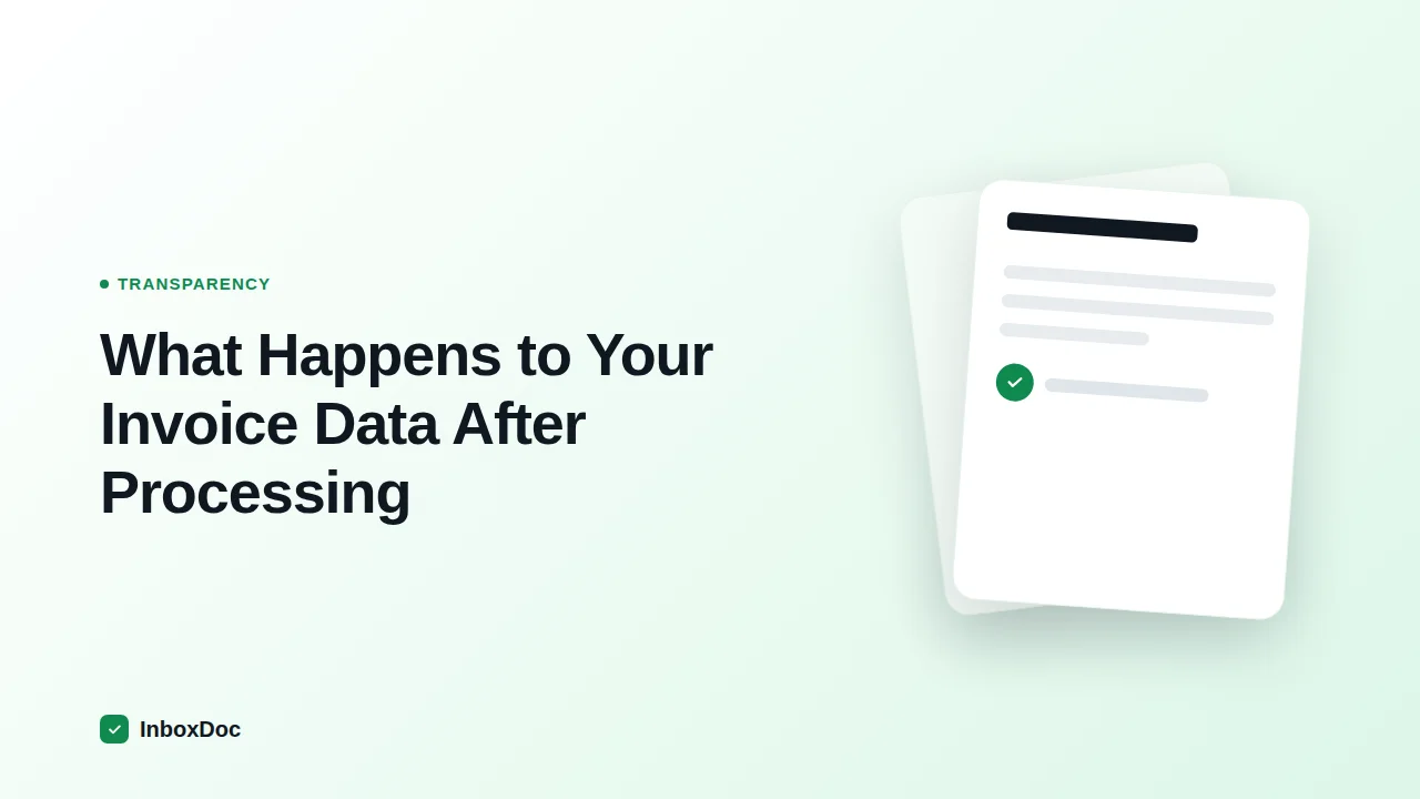What Happens to Your Invoice Data After It's Processed?