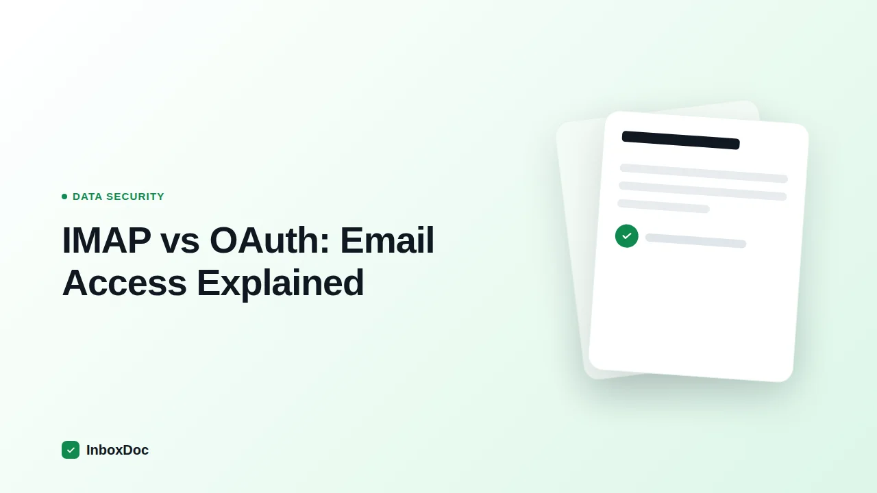 IMAP vs OAuth: Email Access Explained
